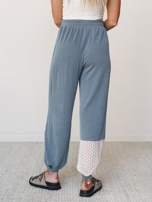 The Nest Weekend Warrior Joggers - Seafoam Cream S / Seafoam Cream