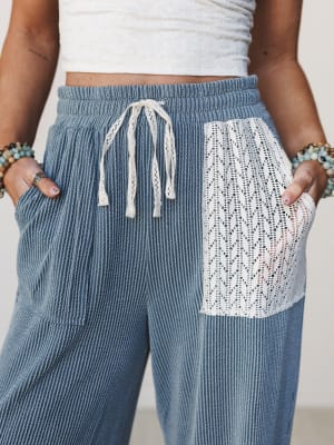 The Nest Weekend Warrior Joggers - Seafoam Cream S / Seafoam Cream