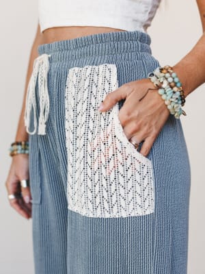 The Nest Weekend Warrior Joggers - Seafoam Cream S / Seafoam Cream