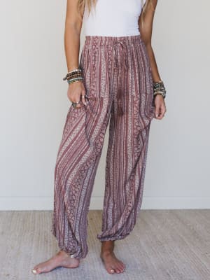 The Nest Ashlynn Rose Jogger Pants - Rose XL / Rose