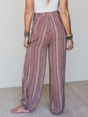 The Nest Ashlynn Rose Jogger Pants - Rose XL / Rose