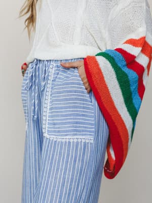 The Nest Easy Sunday Pants - Chambray S / Chambray