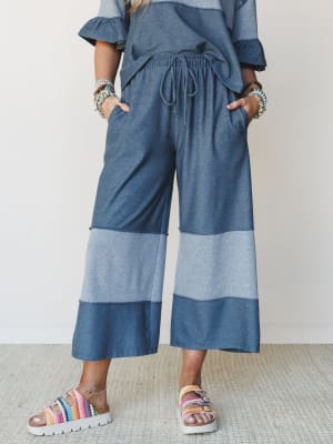 The Nest Soft Horizon Pant - Teal L / Teal