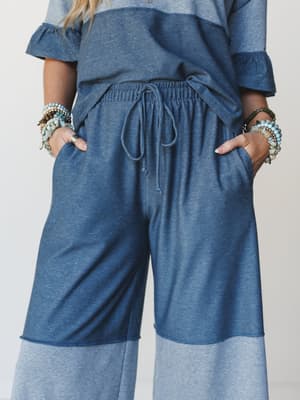The Nest Soft Horizon Pant - Teal L / Teal