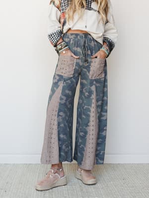 The Nest Let's Party Wide Leg Pants: undefined