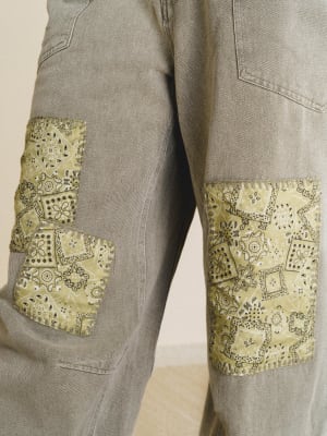 Coastal Curve Barrel Jean - Olive L / Olive