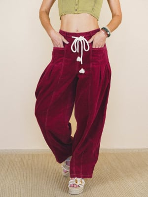 Soft Mirage Wide Leg Pants: undefined