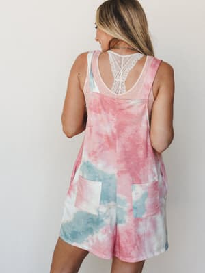 The Nest Eliza Tie Dye Romper - Tie Dye XL / Tie Dye