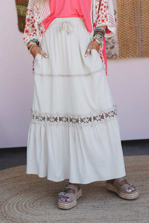 The Nest Desert Lace Skirt: undefined