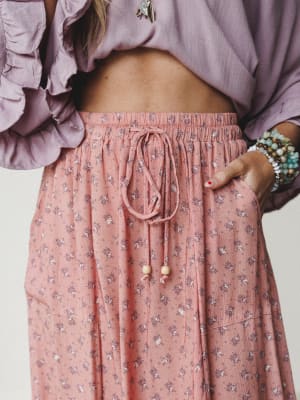 The Nest Emberlyn Maxi Skirt - Clay L / Clay