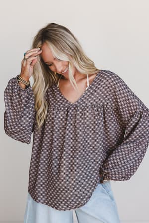 the-nest-kendrix-printed-top-black/Black