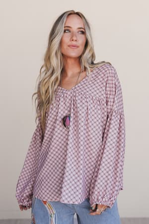 the-nest-kendrix-printed-top-burgundy/Rose