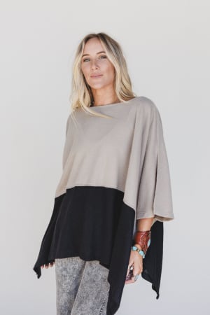 lucky-shadow-top-taupe-black/Taupe Black