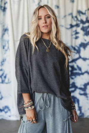 The Nest Airis Long Sleeve Top: undefined