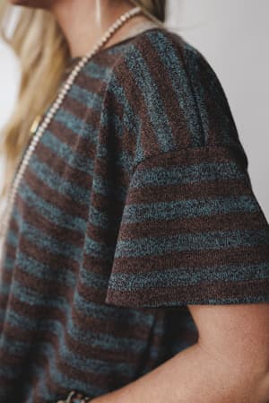 the-nest-ibiza-breeze-striped-top-mint-brown/Brown