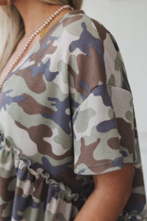 the-nest-camouflage-muse-babydoll-top-sage/Green