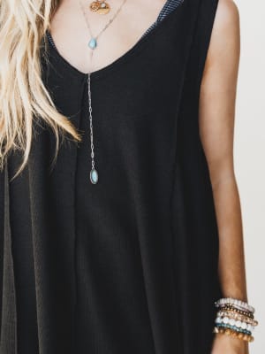 The Nest Drift Away Top - Black XL / Black