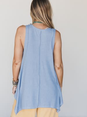 The Nest Drift Away Top - Denim XL / Blue