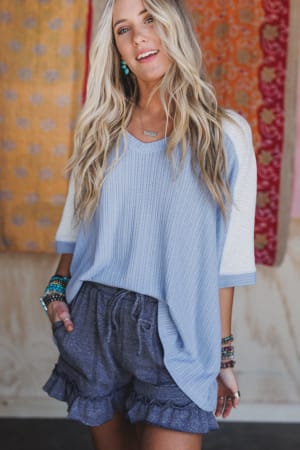 The Nest Wild At Heart Contrast Top: undefined