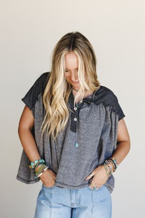 the-nest-sunset-ruffle-top-black/Black