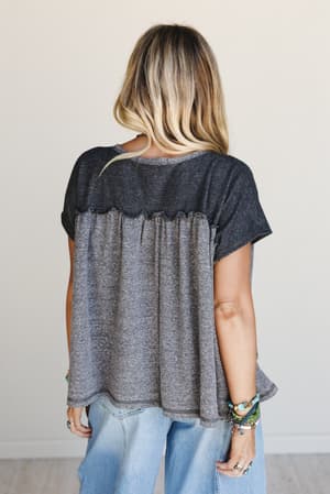 the-nest-sunset-ruffle-top-black/Black