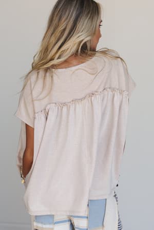 the-nest-sunset-ruffle-top-taupe/Taupe