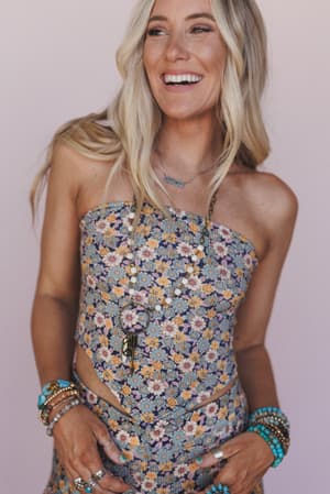 The Nest Dream In Flowers Tube Top: undefined