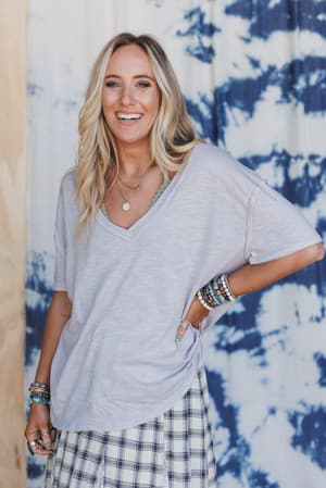 the-nest-tried-and-true-v-neck-tee-sand/Beige