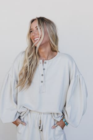 The Nest Laid Back Love Top: undefined