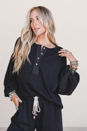 The Nest Laid Back Love Top: undefined