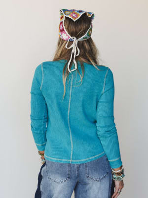 The Nest Off Duty Top - Jade L / Jade