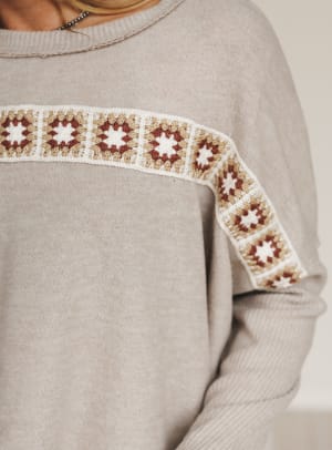 the-nest-cozy-up-crochet-top-taupe-sand-trim/Taupe