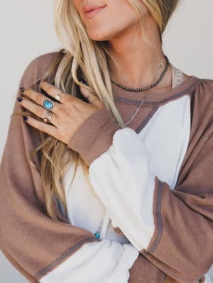 the-nest-jules-contrast-pullover-top-off-white-mocha/Off White Mocha