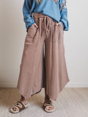 Echo Pinstripe Pants: undefined