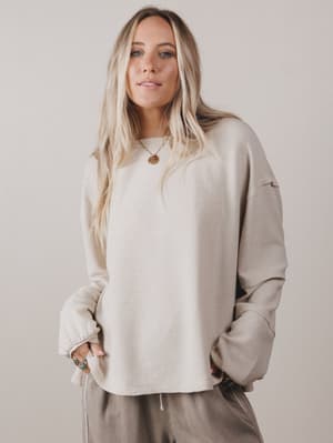 The Nest Essential Sweater Top: undefined