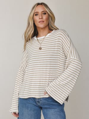 The Nest Swing Easy Bell Sleeve Top: undefined