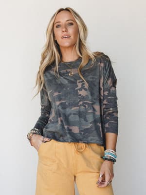 The Nest Core Comfort Long Sleeve: the-nest-core-comfort-long-sleeve-army/Army