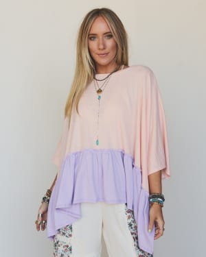 The Nest Sally Ruffle Top: undefined