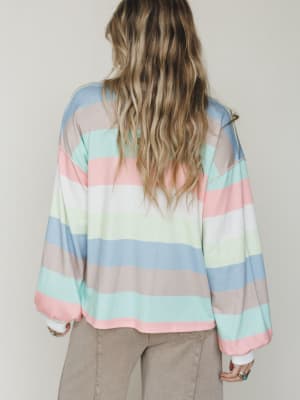 The Nest Striped Darlin Long Sleeve Top - Multi XL / Multi