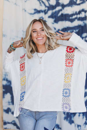 Wild Serenity Crochet Top: undefined