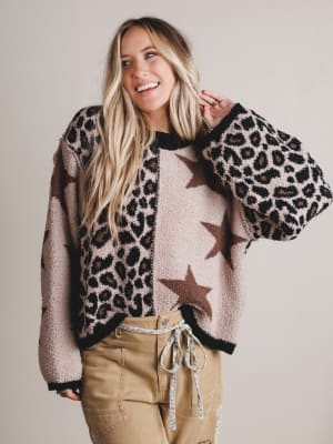 Wild Comfort Sweater: undefined