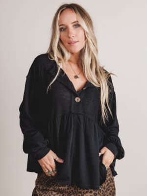 The Nest Sweet Nothings Long Sleeve Top: undefined