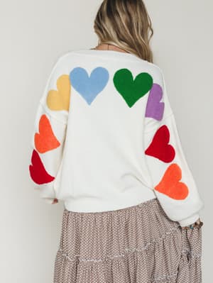 Love Catcher Cardigan
- Ivory L / Ivory
