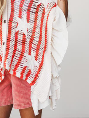 Shine Bright Top - Orange L / Orange