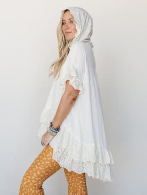 Willow In the Wind Blouse - Ivory L / Ivory