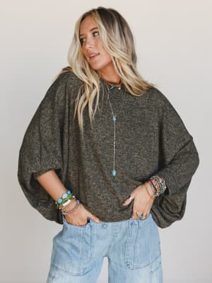 the-nest-fly-with-me-batwing-sleeve-knit-sweater-dark-olive/Dark Olive