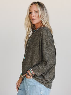 the-nest-fly-with-me-batwing-sleeve-knit-sweater-dark-olive/Dark Olive