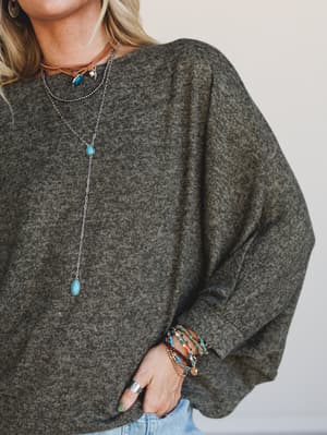 the-nest-fly-with-me-batwing-sleeve-knit-sweater-dark-olive/Dark Olive
