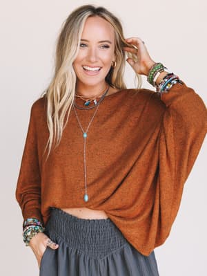 the-nest-fly-with-me-batwing-sleeve-knit-sweater-rust/Rust