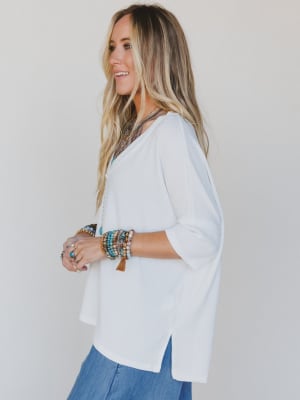 on-the-go-v-neck-ribbed-essential-tee-off-white/Off White